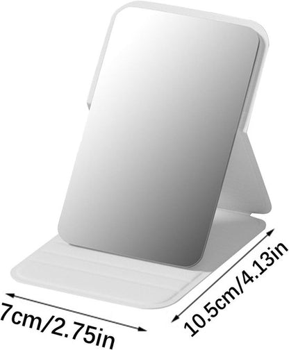 Frameless High Definition Makeup Mirror - Foldable Travel Mirror - Portable Makeup Mirror with Soft PU V1188-ZXY-131-917