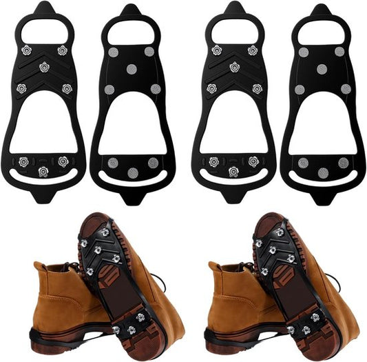Non-slip snow boots - Set of two - Safe walking on icy and snowy surfaces - Suitable for size L (40-48) - V1188-ZXY-131-933