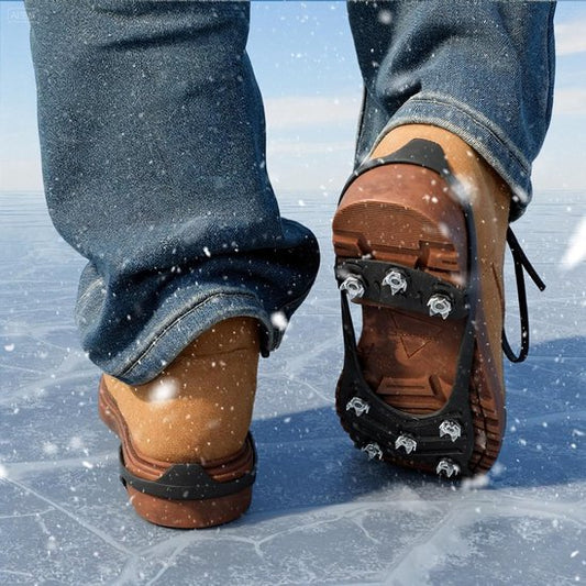 Non-slip snow boots - Set of two - Safe walking on icy and snowy surfaces - Suitable for size L (40-48) - V1188-ZXY-131-933