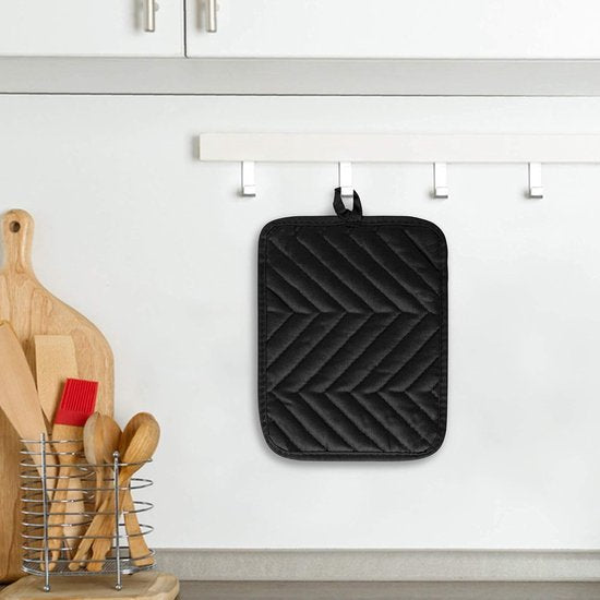 Heat Insulating Mat Set (4 pcs) - Placemats - Coasters - Thick Heat Insulating Gloves - Kitchen Tools for V1188-ZXY-131-938