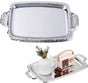 Tray - Stainless steel tray - Snack and fruit bowl for the desk - Rectangular storage tray - Suitable for V1188-ZXY-131-939