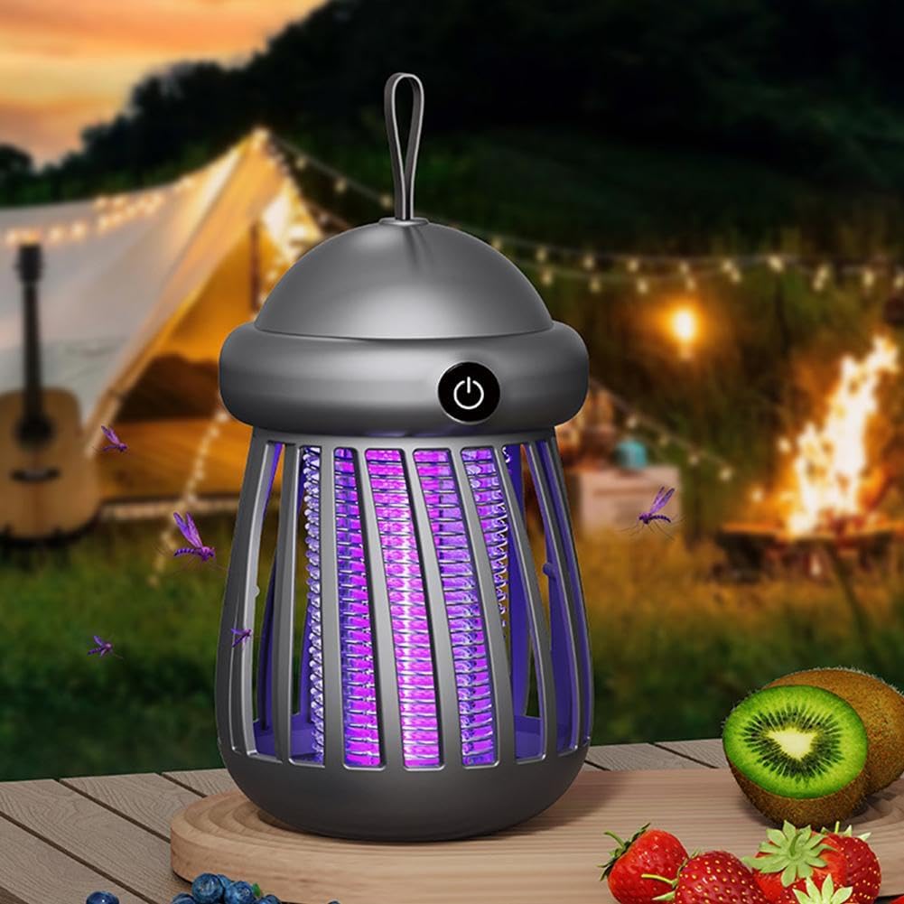 Bug Zapper with Jellyfish Design - USB Rechargeable - Portable for Camping and Outdoors - Effective against V1189-HB001CYTA00040