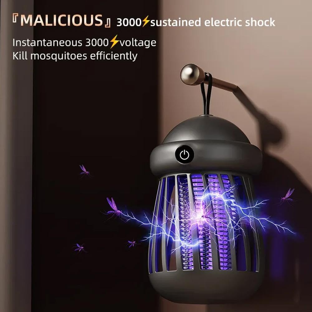 Bug Zapper with Jellyfish Design - USB Rechargeable - Portable for Camping and Outdoors - Effective against V1189-HB001CYTA00040