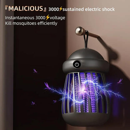 Bug Zapper with Jellyfish Design - USB Rechargeable - Portable for Camping and Outdoors - Effective against V1189-HB001CYTA00040