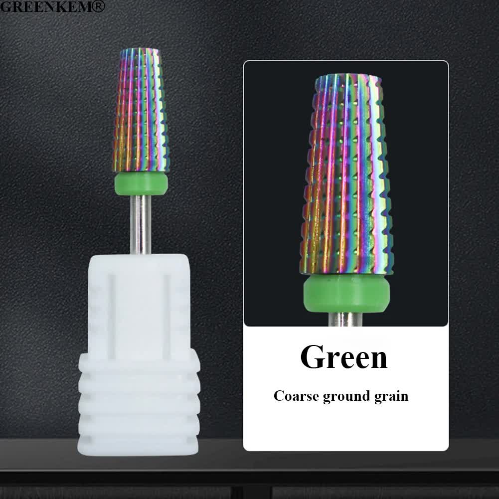 5-in-1 Nail Cutter Bit - Coated Tungsten Grinding Head - for Manicure and Pedicure 1 piece C V1189-HB001CYTC00089