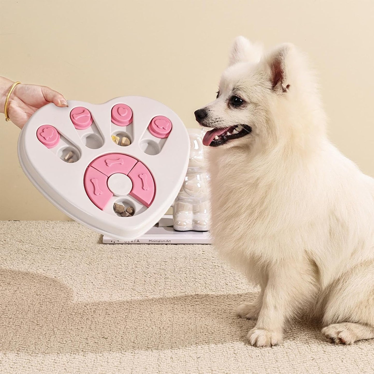 Dog Bowl - Slow Food Bowl - Educational Game - Interactive Toy - 1pc V1189-HB001CYTR00005