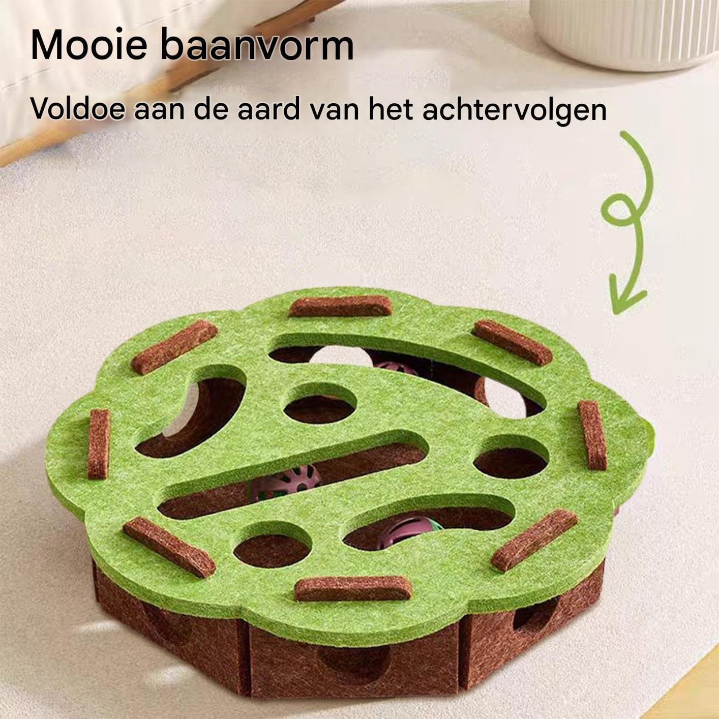 Interactive Toys - Educational Toys for Pets - Green - 1pc V1189-HB001CYTR00006
