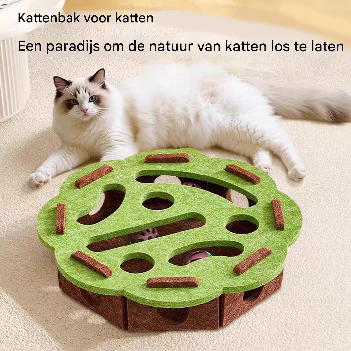 Interactive Toys - Educational Toys for Pets - Green - 1pc V1189-HB001CYTR00006