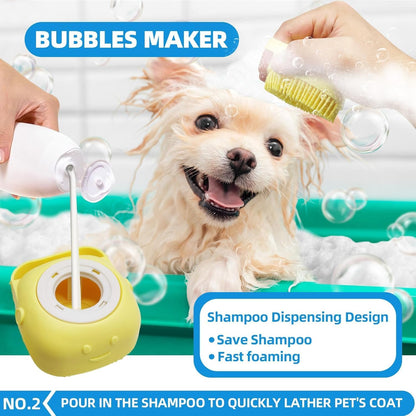 Bath Brush Set - Hair Care - Dog Supplies - 6 in 1 V1189-HB001CYTR00008