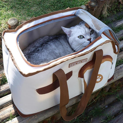 Cat Cage - Portable - For Pets up to 4.5 kg - Bread - 1 pc V1189-HB001CYTR00012