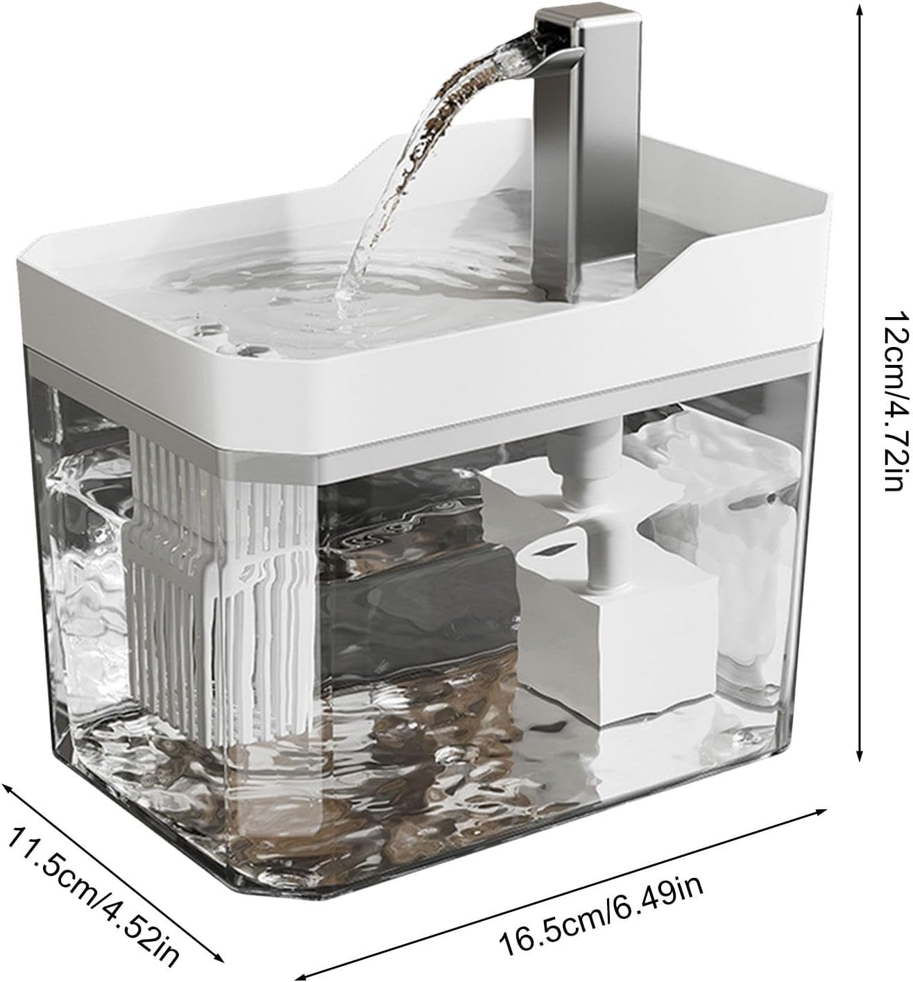 Pet Drinking Fountain - Large Capacity - Removable - 1pc V1189-HB001CYTR00013
