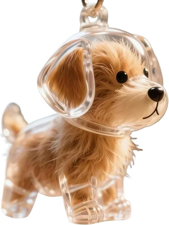 Keychain - Dog Hair Collection - Memory Capsule Pendant - DIY-1pc V1189-HB001CYTR00016
