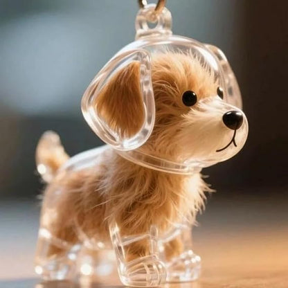 Keychain - Dog Hair Collection - Memory Capsule Pendant - DIY-1pc V1189-HB001CYTR00016