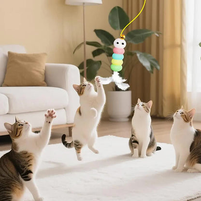 Cat Toys - Hanging - Spring-Loaded and Automatic - Blue - 1pc V1189-HB001CYTR00022