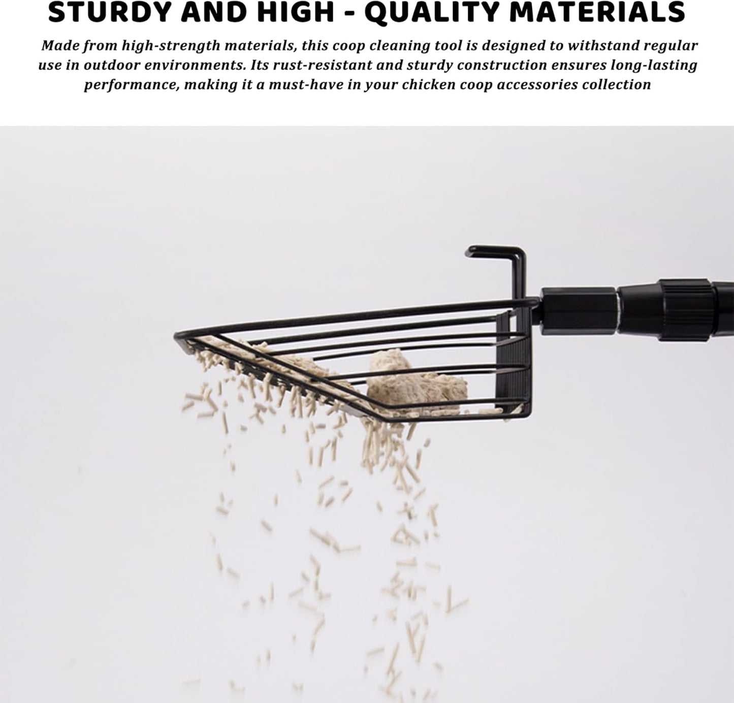 Cat Litter Scoop - Retractable - Metal - Portable - Multifunctional - 1st V1189-HB001CYTR00028