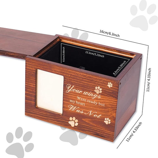 Pet Urn - Keepsake - Wooden Frame - 1pc V1189-HB001CYTR00029