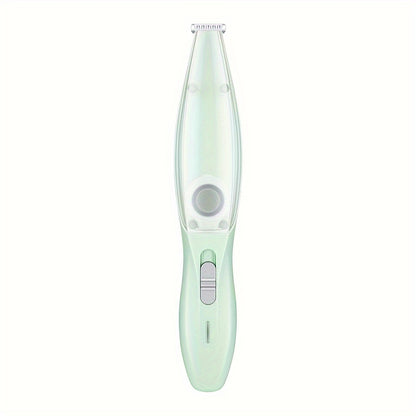Small Animal Hair Trimmer-Hair Suction Cup-Rechargeable-Quiet-Green-1st V1189-HB001CYTR00034