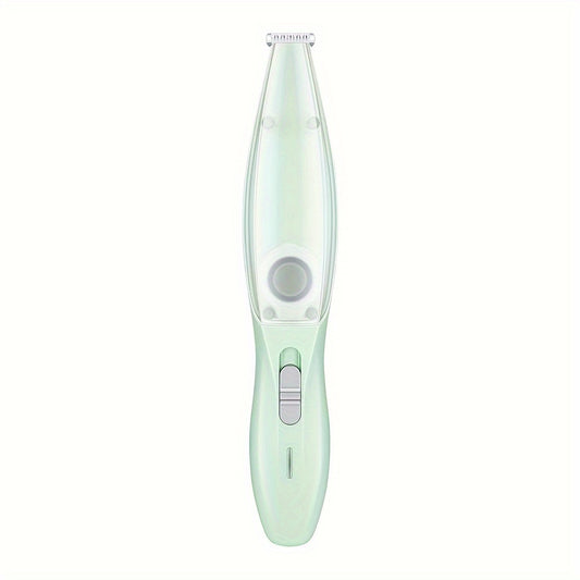 Small Animal Hair Trimmer-Hair Suction Cup-Rechargeable-Quiet-Green-1st V1189-HB001CYTR00034