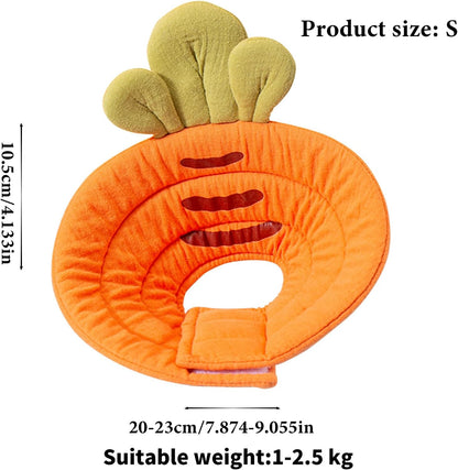 Pet Cone Collar - Soft - Prevents Licking and Biting - Carrot - Small - 1st V1189-HB001CYTR00035