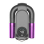 Shoe dryer - Foldable button dryer - Silent device - With timer - Black and purple - 1 pack V1189-HB001HWC000001
