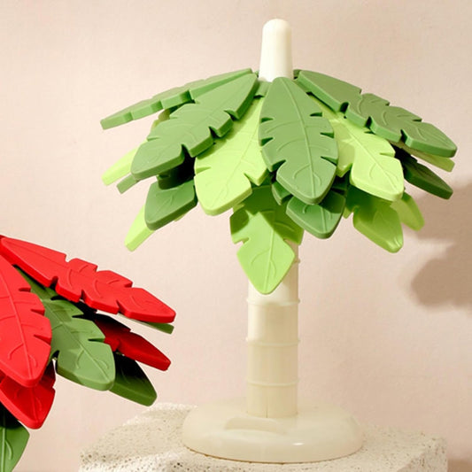 Silicone Coasters - Anti-Scald and Non-Slip - Set of 4 Tree-Shaped Holders with Phone Holder - Green V1189-HB001HWG000001