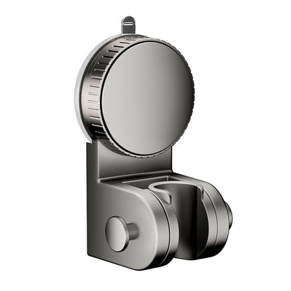 Shower Head Holder - Punch-Free - Strong Self-Adhesive - Hand Shower Tray - Gray - With Hook - 1 Pack V1189-HB001HWH000001