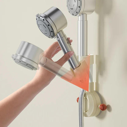 Shower head holder - Shower head holder with suction cup - Wall mounting, adjustable - with suction cup - No V1189-HB001HWH000005