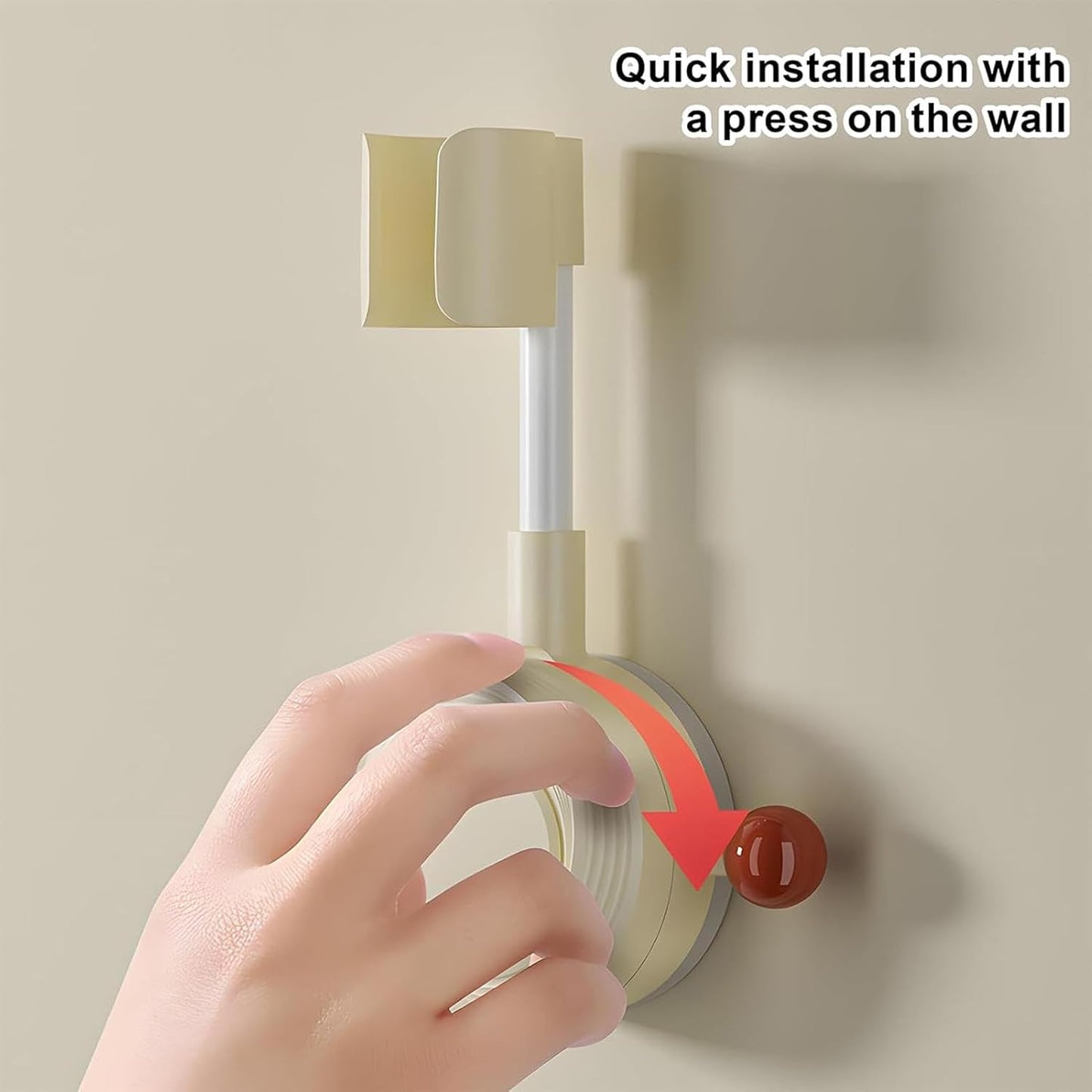 Shower head holder - Shower head holder with suction cup - Wall mounting, adjustable - with suction cup - No V1189-HB001HWH000005