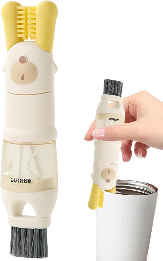 Bottle brush - bottle brush - cleaning brush - 5-in-1 brush head and bottle brush - multifunctional tool for V1189-HB001HWH000016