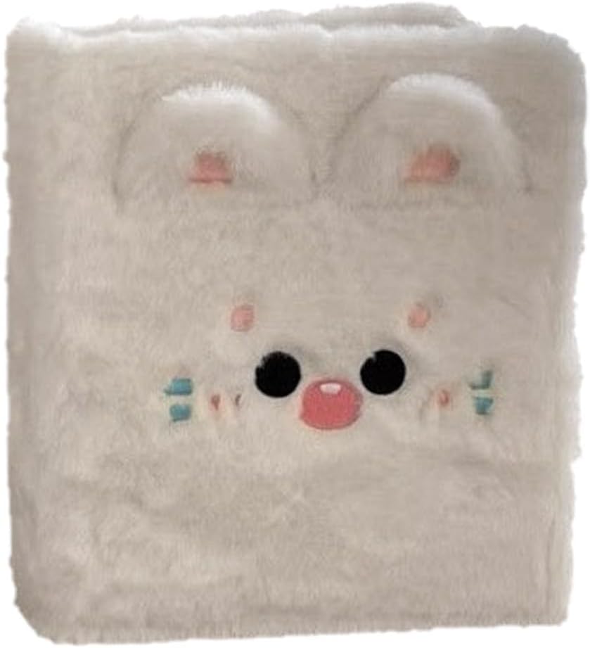 Photo Album - 10 Transparent Inner Pages - Removable - White Kitten - 1 Pack V1189-HB001HWI000011