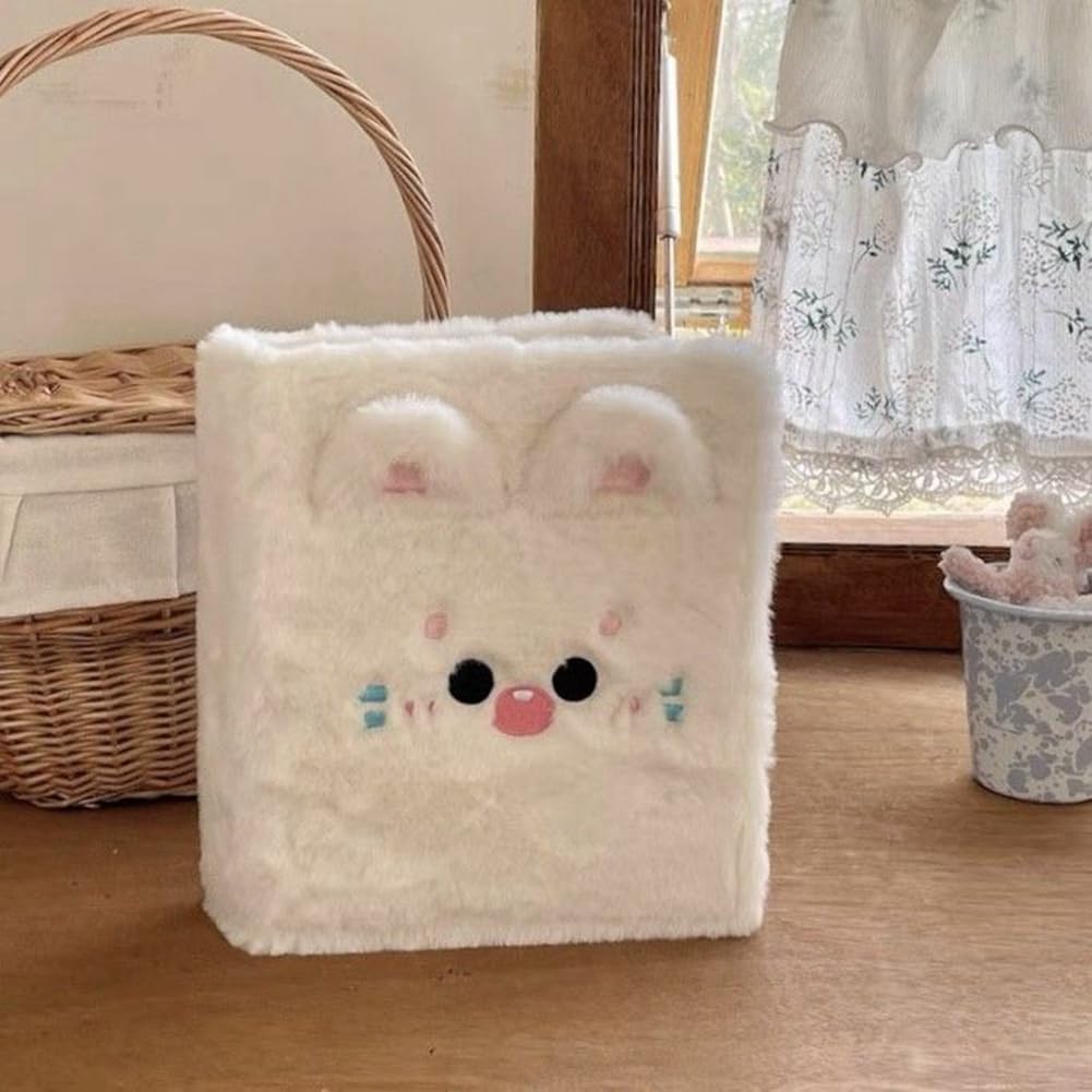 Photo Album - 10 Transparent Inner Pages - Removable - White Kitten - 1 Pack V1189-HB001HWI000011