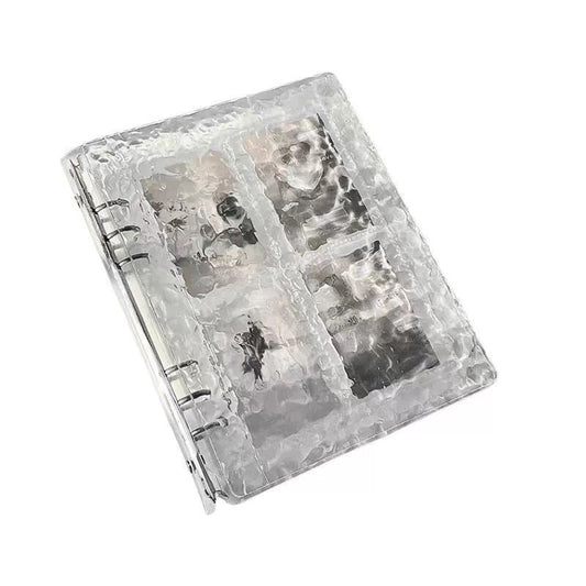 Photo Album - Contains 40 Transparent Pages - Ribbed Acrylic - 1 Pack V1189-HB001HWI000012
