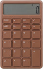Calculator - with LCD display - Portable - Silent - Brown - 1 pack V1189-HB001HWI000017