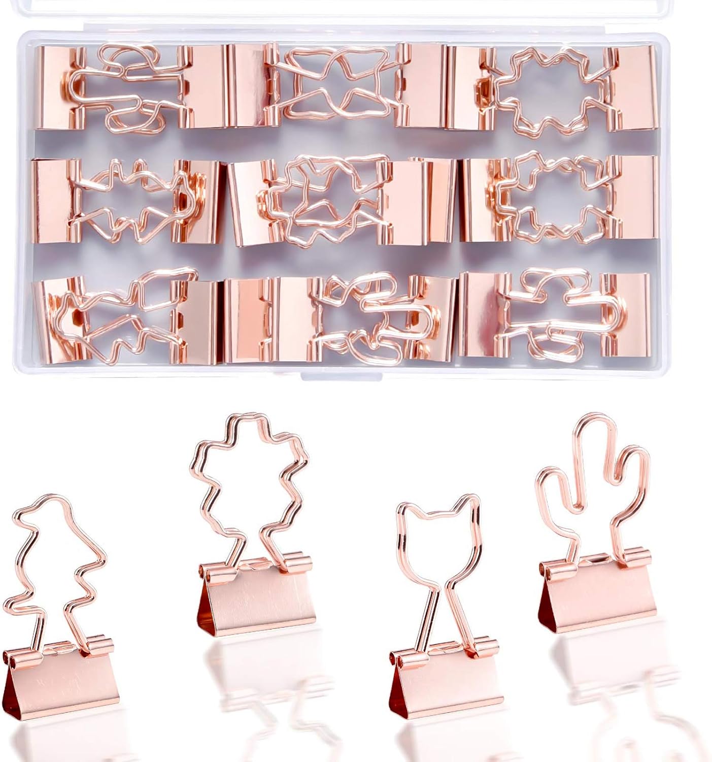 Ring binder - Suitable for office and school - Multifunctional - Rose gold - 24 pieces V1189-HB001HWI000022