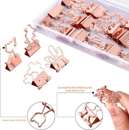 Ring binder - Suitable for office and school - Multifunctional - Rose gold - 24 pieces V1189-HB001HWI000022