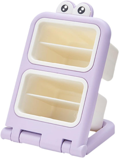 Storage Box - Fun Desk Decorations - Plastic Storage Bucket - Purple - 1 Pack V1189-HB001HWI000032