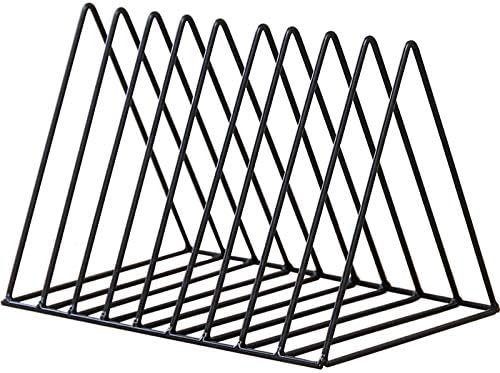 Bookends - Metal Stand - Folder - Black 9-Grid - 1 Pack V1189-HB001HWI000035