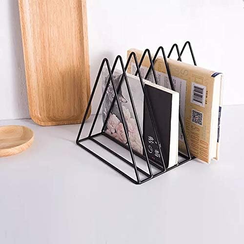 Bookends - Metal Stand - Folder - Black 9-Grid - 1 Pack V1189-HB001HWI000035
