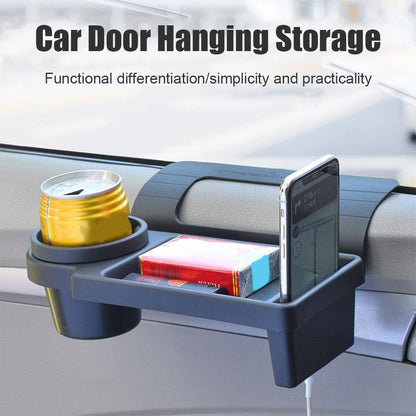 Car Key Box - Door and Window Pocket Accessory Organizer - with Cup Holder - Car Window Organizer - Key and V1189-HB001HWJ000001