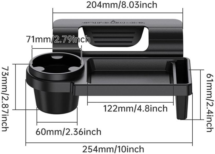 Car Key Box - Door and Window Pocket Accessory Organizer - with Cup Holder - Car Window Organizer - Key and V1189-HB001HWJ000001