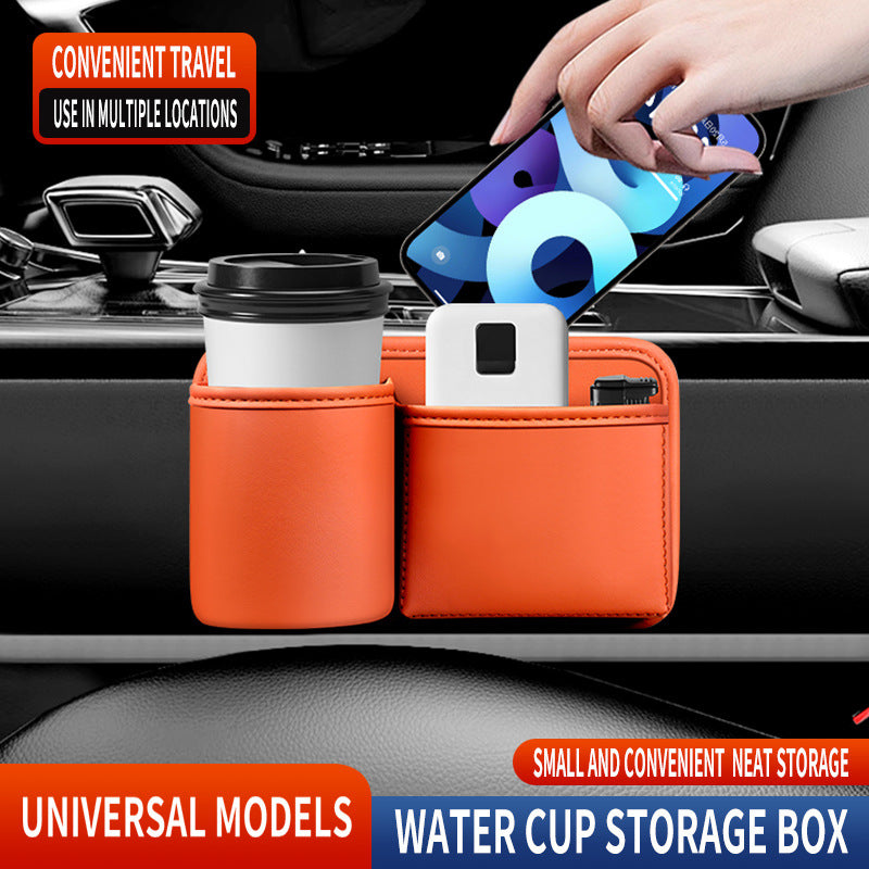 Car Key Box - Handy Bottle Holder for the Back Seat - Car Interior Accessory for Campers and Trucks - Orange V1189-HB001HWJ000002