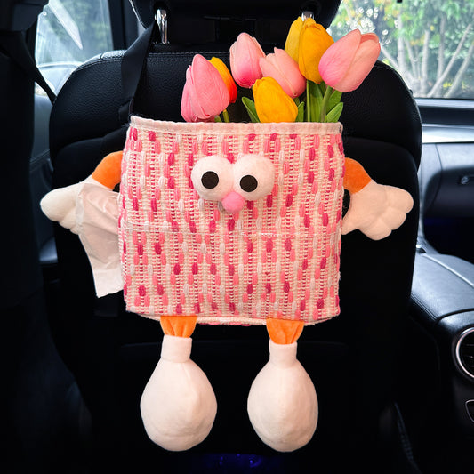 Car Key Box - Fun storage box for the car with hanging compartment - Scratch-resistant storage bag for the V1189-HB001HWJ000004