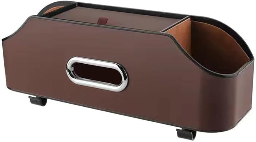 Car Key Box - Car Tissue Box - Includes 2 Cup Holders - Includes Hook - PU Leather - Waterproof, V1189-HB001HWJ000005