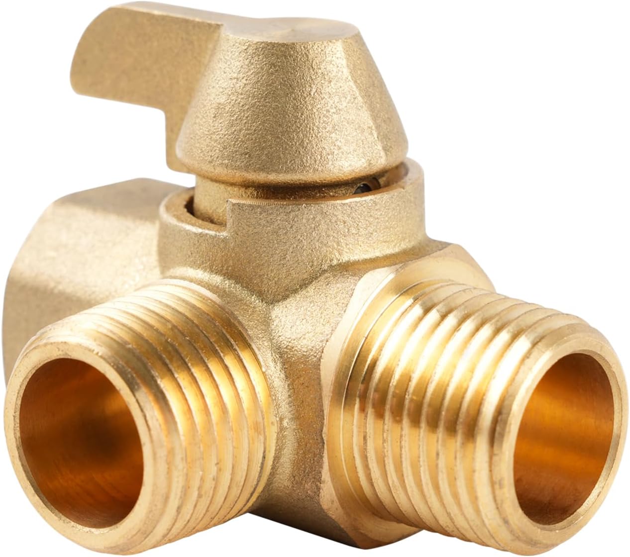 Brass 3-way bypass valve for boiler kits, 1/2" NPT connections V1189-HB001HWR000037