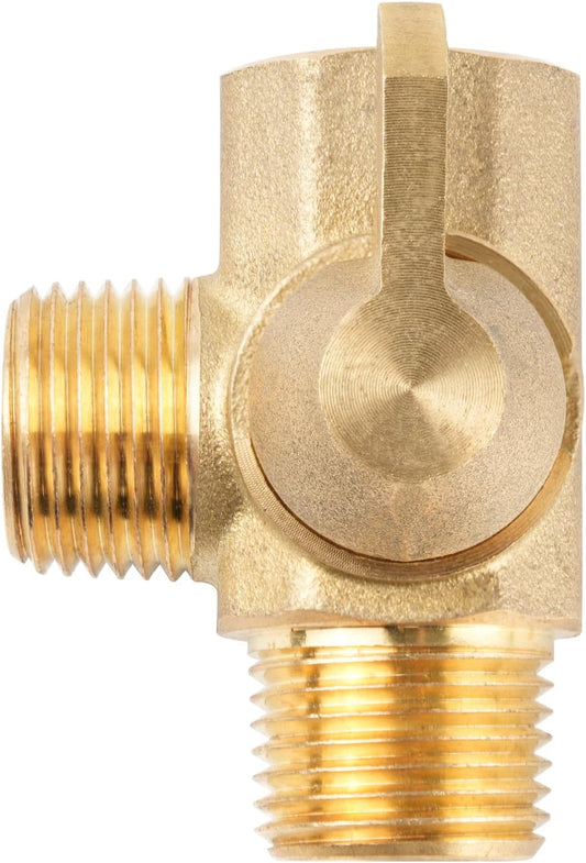 Brass 3-way bypass valve for boiler kits, 1/2" NPT connections V1189-HB001HWR000037