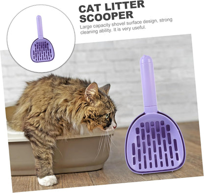 Cat Litter Scoop - Multifunctional - With Foot - Poop Picker - Purple - 1 Pack V1189-HB001HWR000104