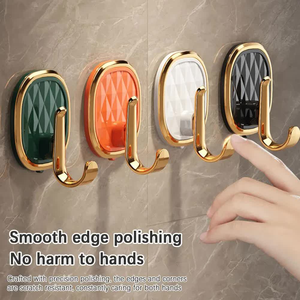 Self-adhesive nail - Strong adhesive - Wall hook - Punch-free and trace-free - Pack of 5 V1189-HB001HWT000002