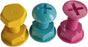 Self-adhesive nail - wall hooks - bag hooks - screw-shaped adhesive hooks - load capacity 3 kg - 3 pieces V1189-HB001HWT000003