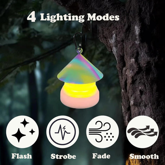 Remote Control Silicone Night Light, 16 Soft Colors, Mushroom Kids Night Light, Rechargeable Dimmable LED V1189-HB001HWU000068