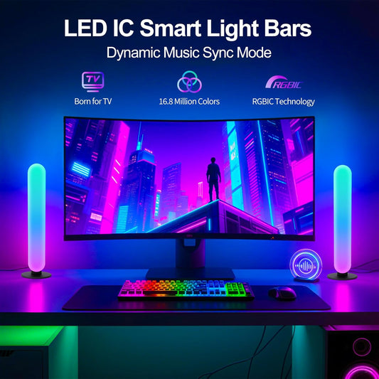 RGB light strip, smart LED light strip suitable for room size, three control modes, dynamic music V1189-HB001HWU000085